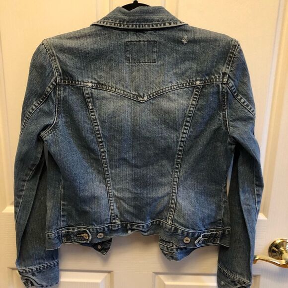 Aeropostale distressed denim jacket - Picture 3 of 3